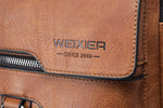 Men’s Shoulder/Satchel Bag - Chestnut (8642)-Men's Shoulder Bag-ElegantFemme