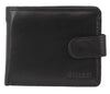 Milleni Men's Leather Tab Wallet (C10541BLK)-Men's Wallet-ElegantFemme