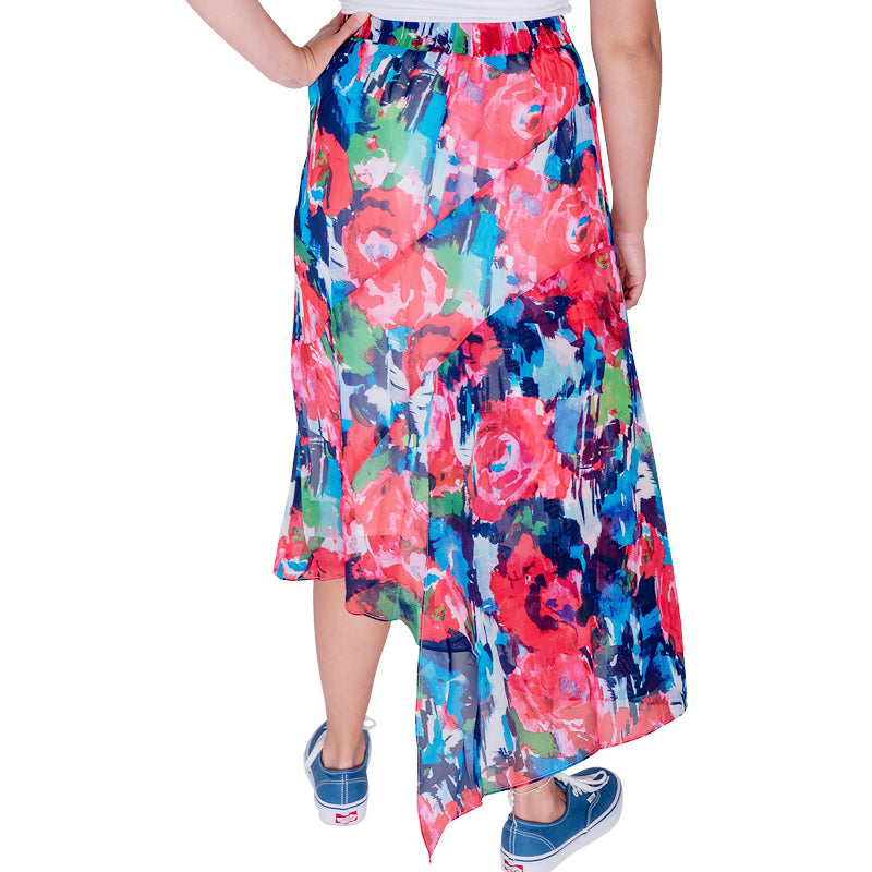 The Poppy High Low Midi Skirt-Skirt-ElegantFemme