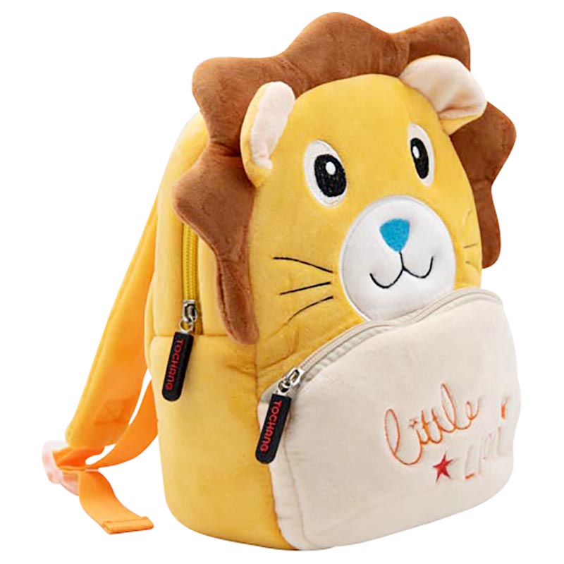 Animal Plushie Backpack Series- Lion (M-L)-Kids Backpack-ElegantFemme
