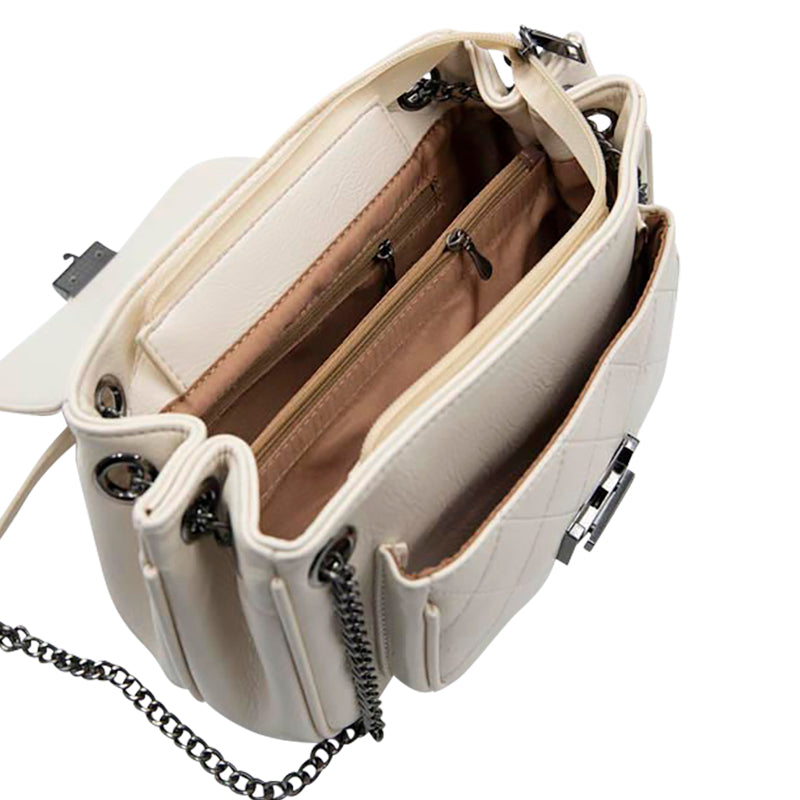The Rosie Clutch - Beige-Handbag-ElegantFemme