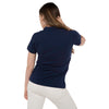 The Elegant Polo in Navy Blue-Polo T Shirt-ElegantFemme