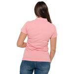 The Elegant Polo in Light Pink-Polo T Shirt-ElegantFemme