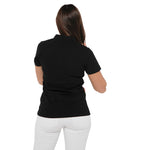 The Elegant Polo in Black-Polo T Shirt-ElegantFemme