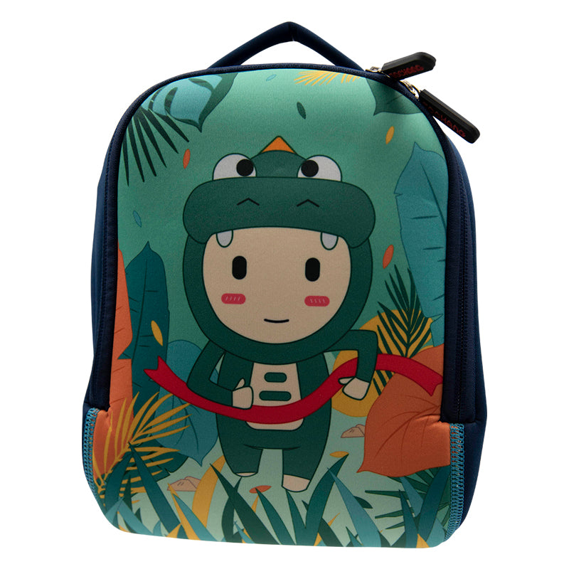 Spirit Animal Series- Dino in the Jungle Race-Kids Backpack-ElegantFemme