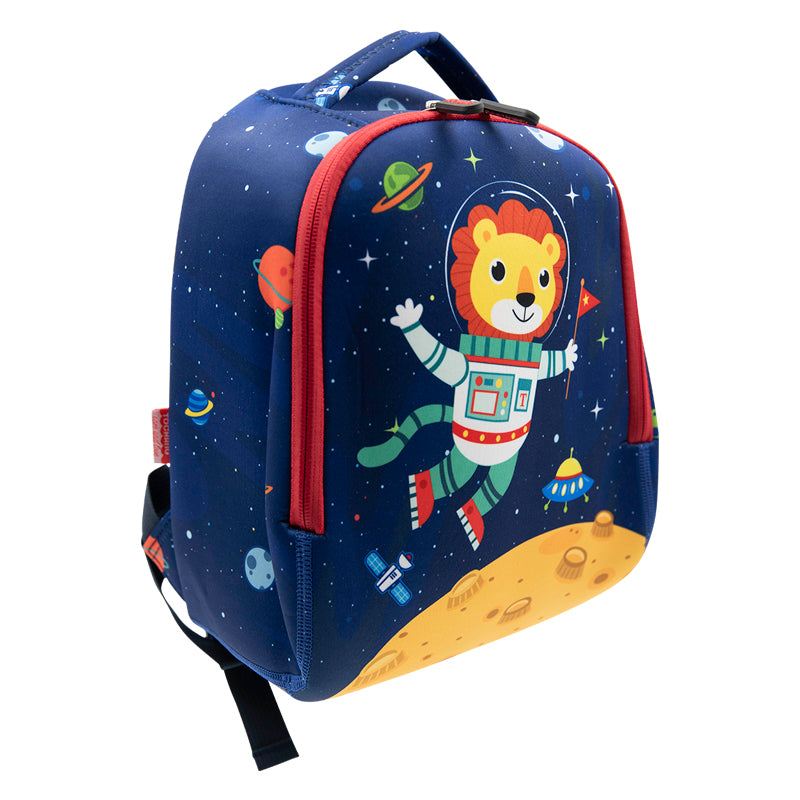 Spirit Animal Series- Leo the Space Lion (Large)-Kids Backpack-ElegantFemme