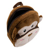 Animal Plushie Backpack Series- Monkey (M-L)-Kids Backpack-ElegantFemme
