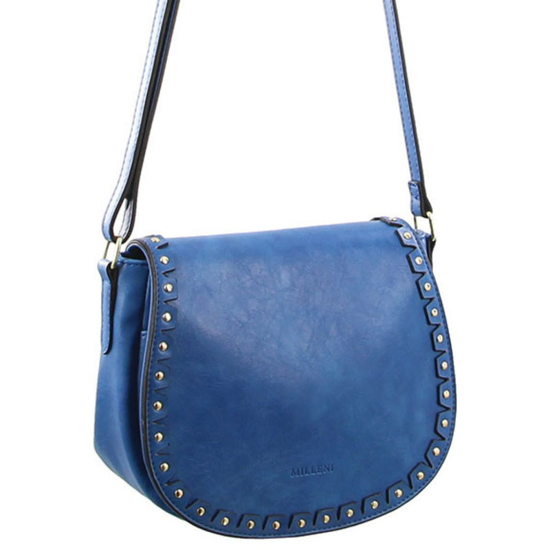 Milleni Fashion Cross-Body Bag (PV2190) - Cobalt-Crossbody Bag-ElegantFemme