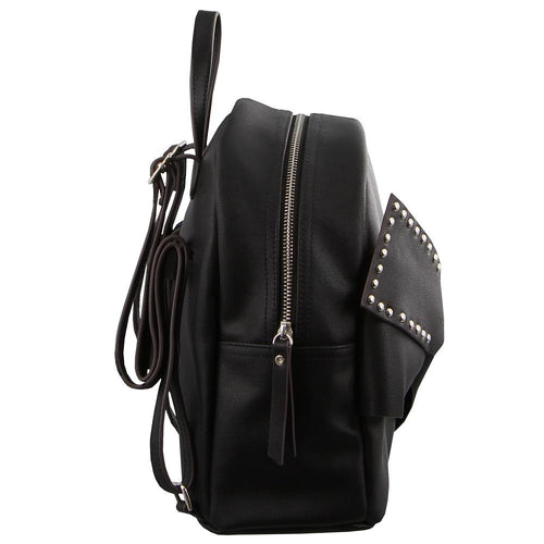 Milleni Bow detail Backpack (PV2716)-Backpack-ElegantFemme