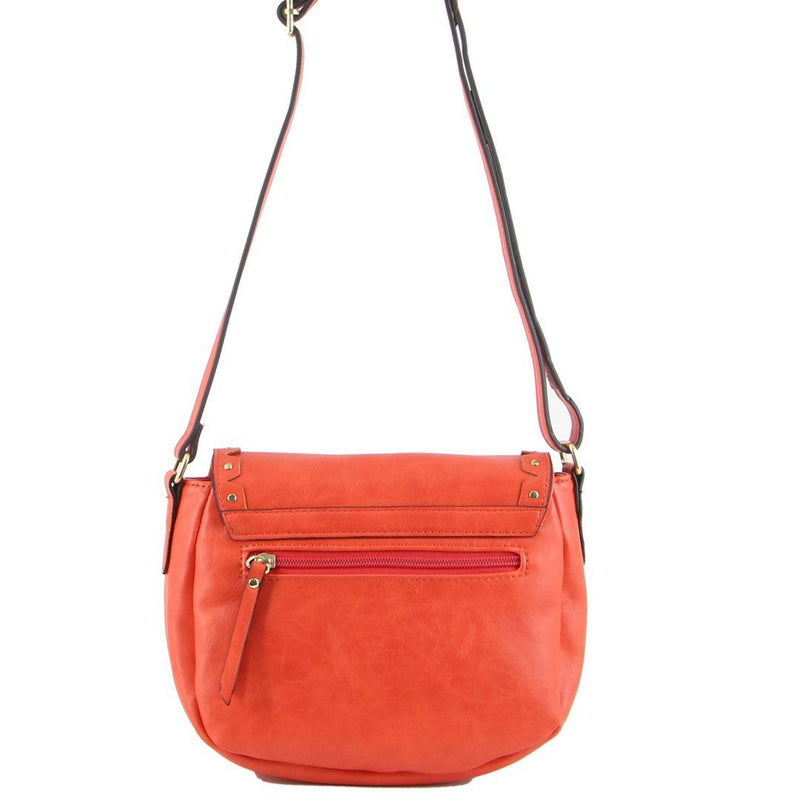 Milleni Ladies Cross-Body Bag (PV 2190) - PAPAYA-Crossbody Bag-ElegantFemme