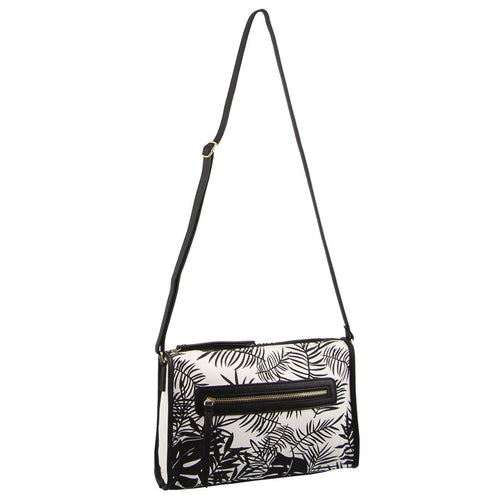 Milleni Ladies Floral Cross-Body Handbag (FB2576)-Crossbody Bag-ElegantFemme