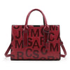 Red MJ Style Satchel Bag-Handbag-ElegantFemme