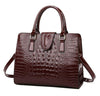 The Lily Bag - Croc Pattern-Handbag-ElegantFemme