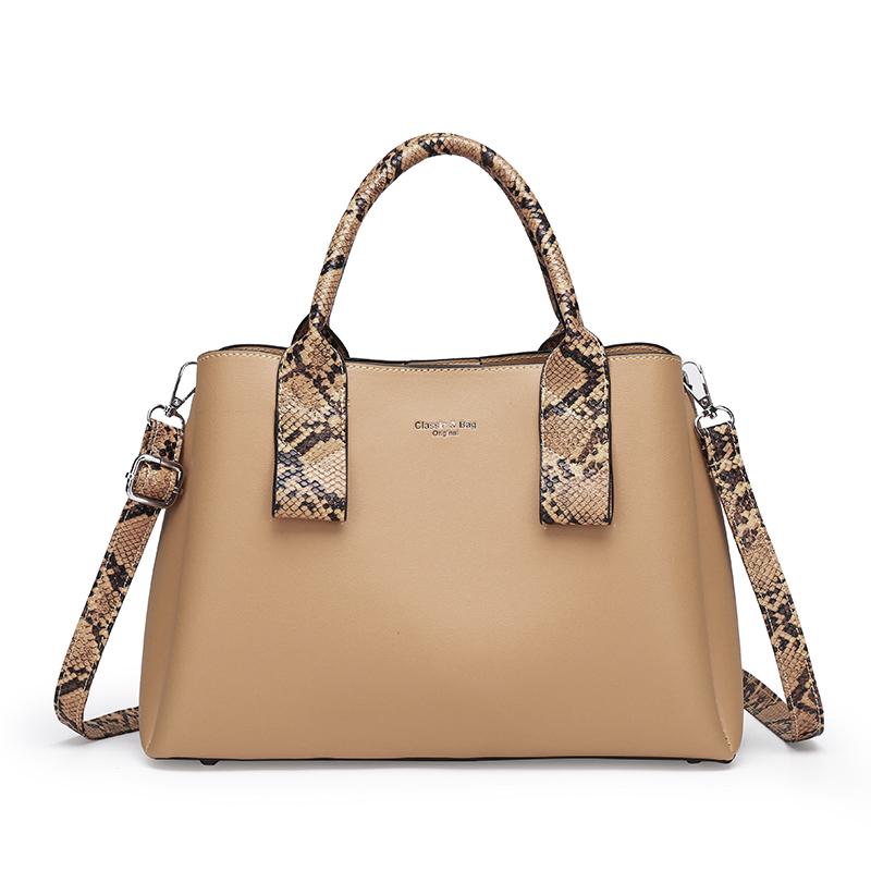 The Madeline Set of 2 - Khaki-Handbag Set-ElegantFemme