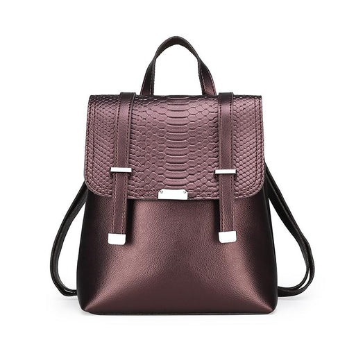 The Bardot Backpack - Brown-Handbag-ElegantFemme