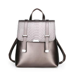 The Bardot Backpack - Grey-Handbag-ElegantFemme