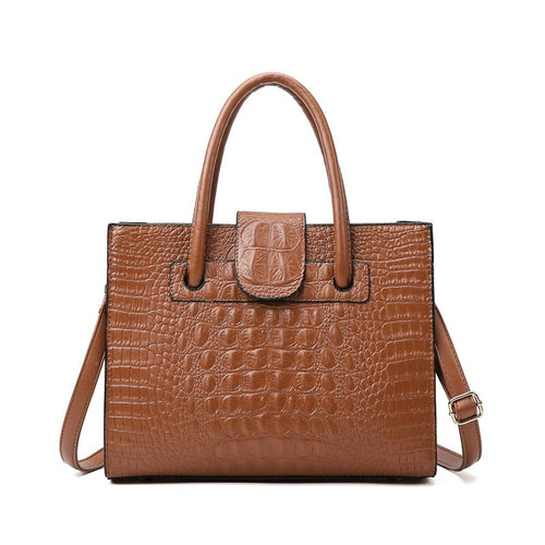 The Linda Bag - Brown-Handbag-ElegantFemme