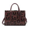 The Miranda Satchel Bag in Dark Brown-Handbag-ElegantFemme