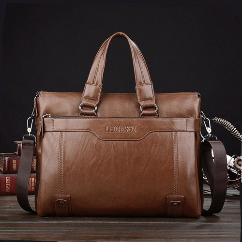 Travel Laptop Bag - Brown (15036-4)-Laptop Bag-ElegantFemme