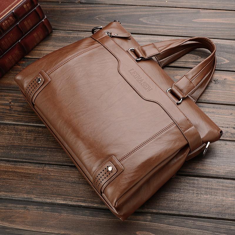 Travel Laptop Bag - Brown (15036-4)-Laptop Bag-ElegantFemme