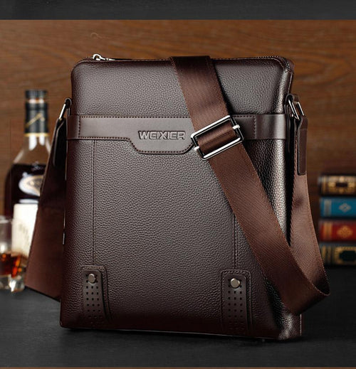 Men’s Shoulder Bag - Brown (18067)-Men's Shoulder Bag-ElegantFemme