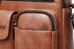 Men’s Shoulder Bag - Chestnut (8633)-Men's Shoulder Bag-ElegantFemme