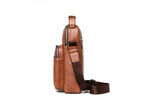 Men’s Shoulder Bag - Chestnut (8633)-Men's Shoulder Bag-ElegantFemme