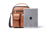 Men’s Shoulder Bag - Chestnut (8633)-Men's Shoulder Bag-ElegantFemme