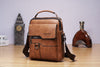 Men’s Shoulder/Satchel Bag - Chestnut (8642)-Men's Shoulder Bag-ElegantFemme