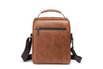 Men’s Shoulder/Satchel Bag - Chestnut (8642)-Men's Shoulder Bag-ElegantFemme