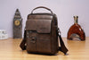 Men’s Shoulder/Satchel Bag - Cognac (8642)-Men's Shoulder Bag-ElegantFemme