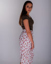 The Marley Floral Wrap Skirt - Rose-Skirt-ElegantFemme