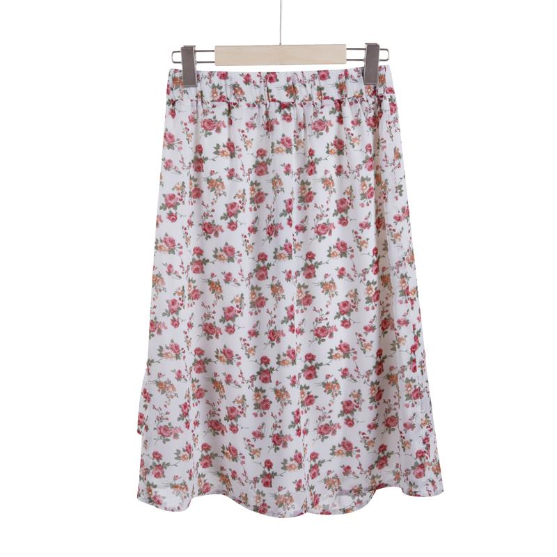 The Marley Floral Wrap Skirt - Rose-Skirt-ElegantFemme