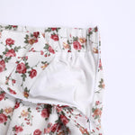 The Marley Floral Wrap Skirt - Rose-Skirt-ElegantFemme